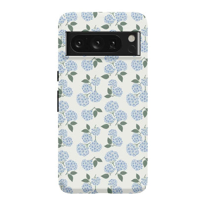 Nantucket Cottage | Blue Hydrangea Case iPhone Case get.casely Essential Google Pixel 8 Pro