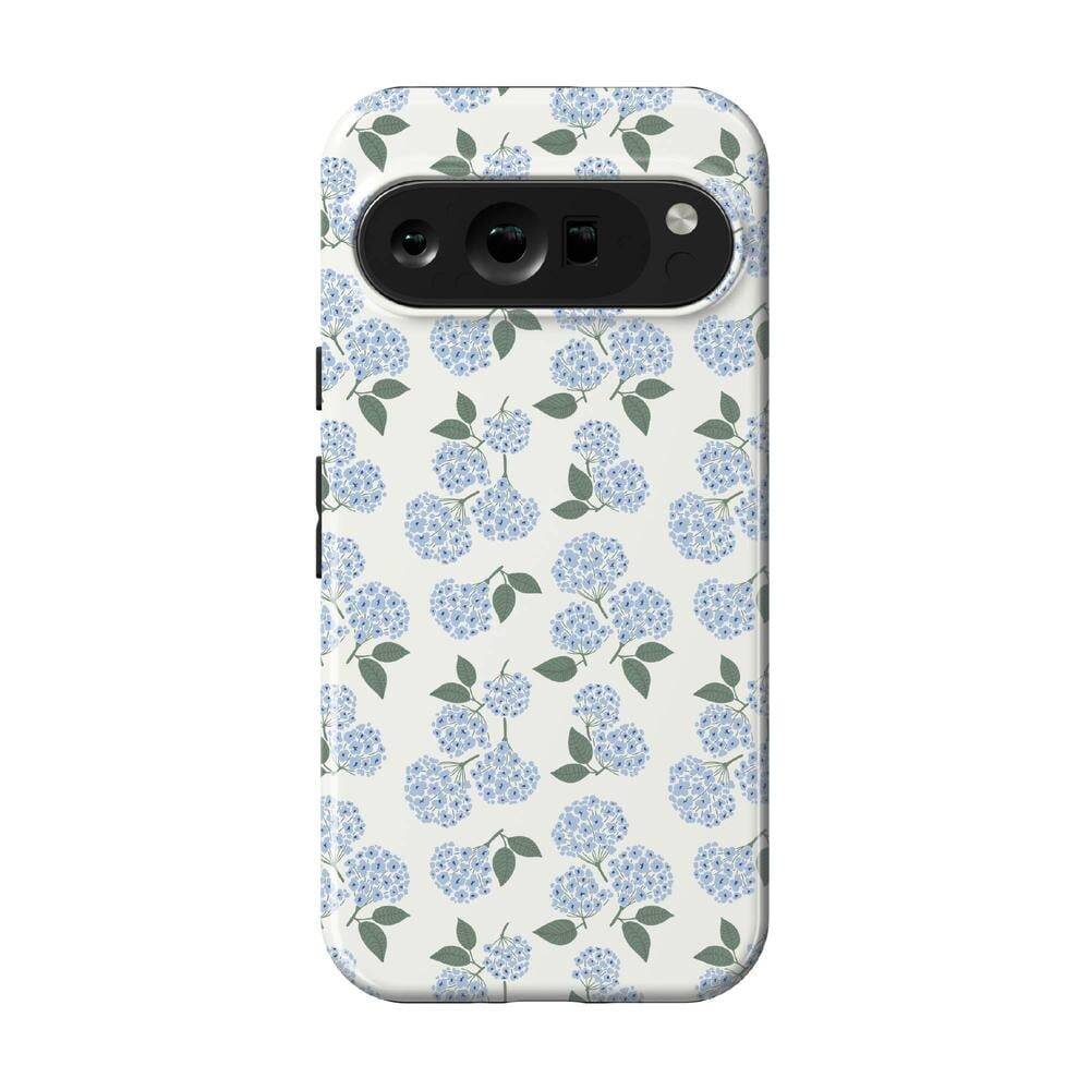 Nantucket Cottage | Blue Hydrangea Case iPhone Case get.casely Essential Google Pixel 9 Pro