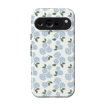 Nantucket Cottage | Blue Hydrangea Case iPhone Case get.casely Essential Google Pixel 9 Pro