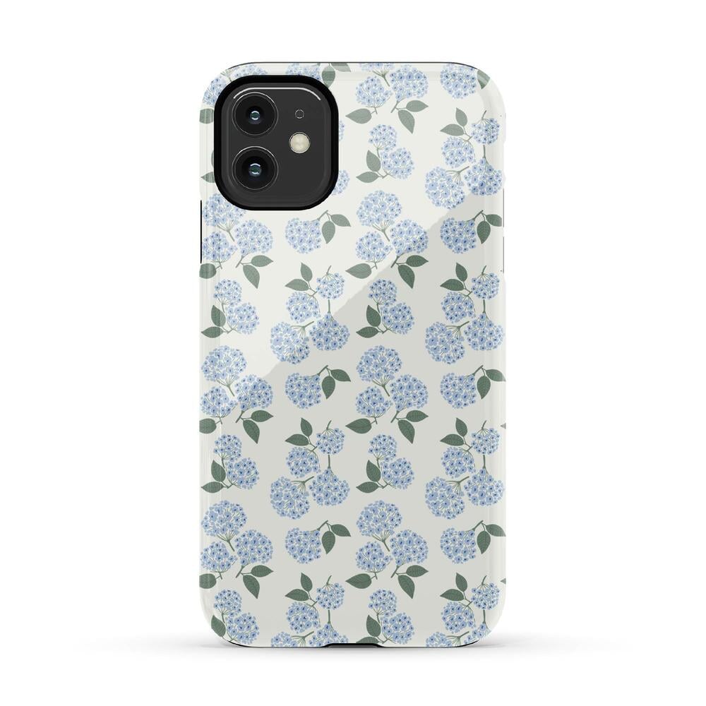 Nantucket Cottage | Blue Hydrangea Case iPhone Case get.casely Essential iPhone 11