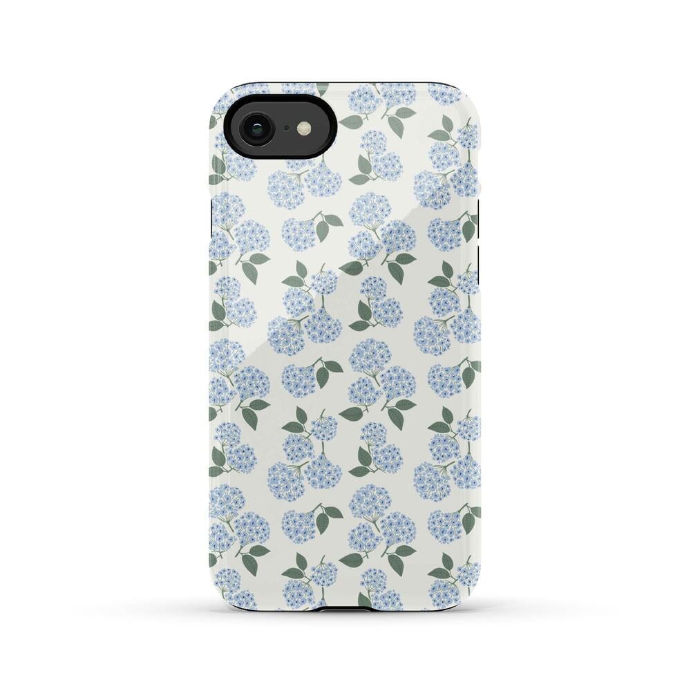 Nantucket Cottage | Blue Hydrangea Case iPhone Case get.casely Essential iPhone SE (2020 & 2022)