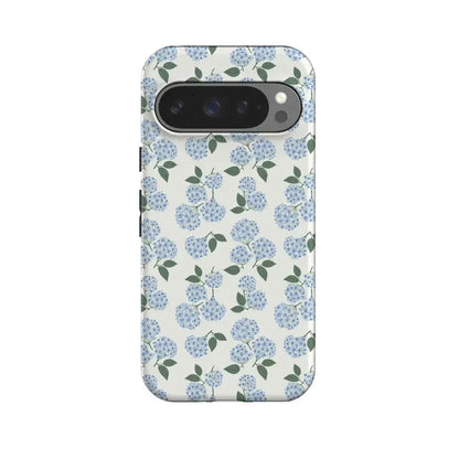 Nantucket Cottage | Blue Hydrangea Case iPhone Case get.casely Essential + MagSafe® Google Pixel 10 Pro