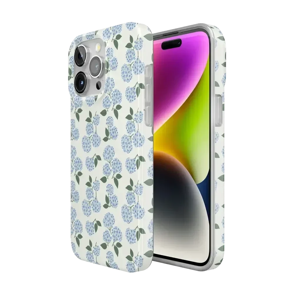 Nantucket Cottage | Blue Hydrangea Case iPhone Case get.casely