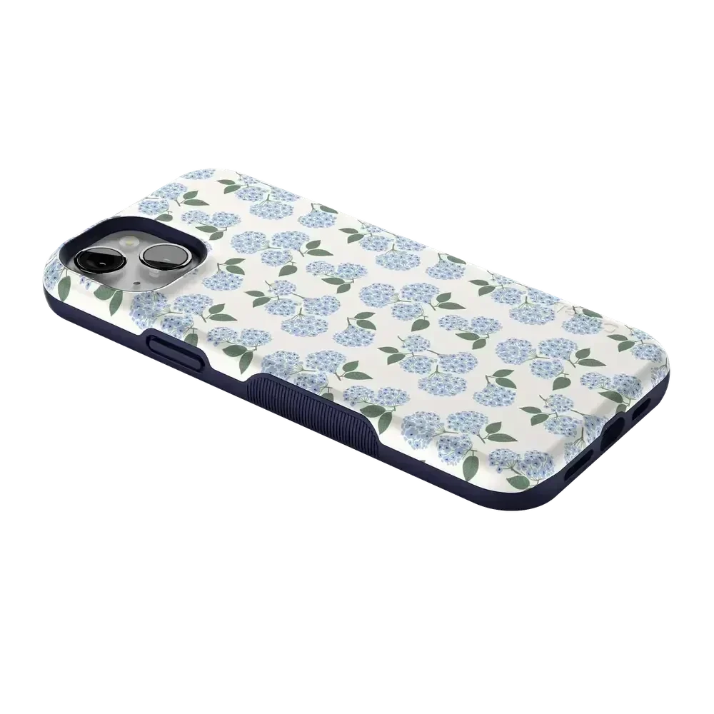 Nantucket Cottage | Blue Hydrangea Case iPhone Case get.casely
