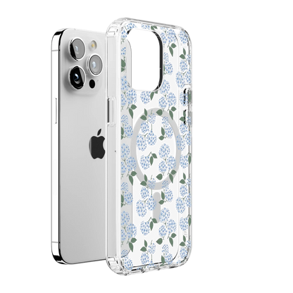 Nantucket Cottage | Blue Hydrangea Case iPhone Case get.casely