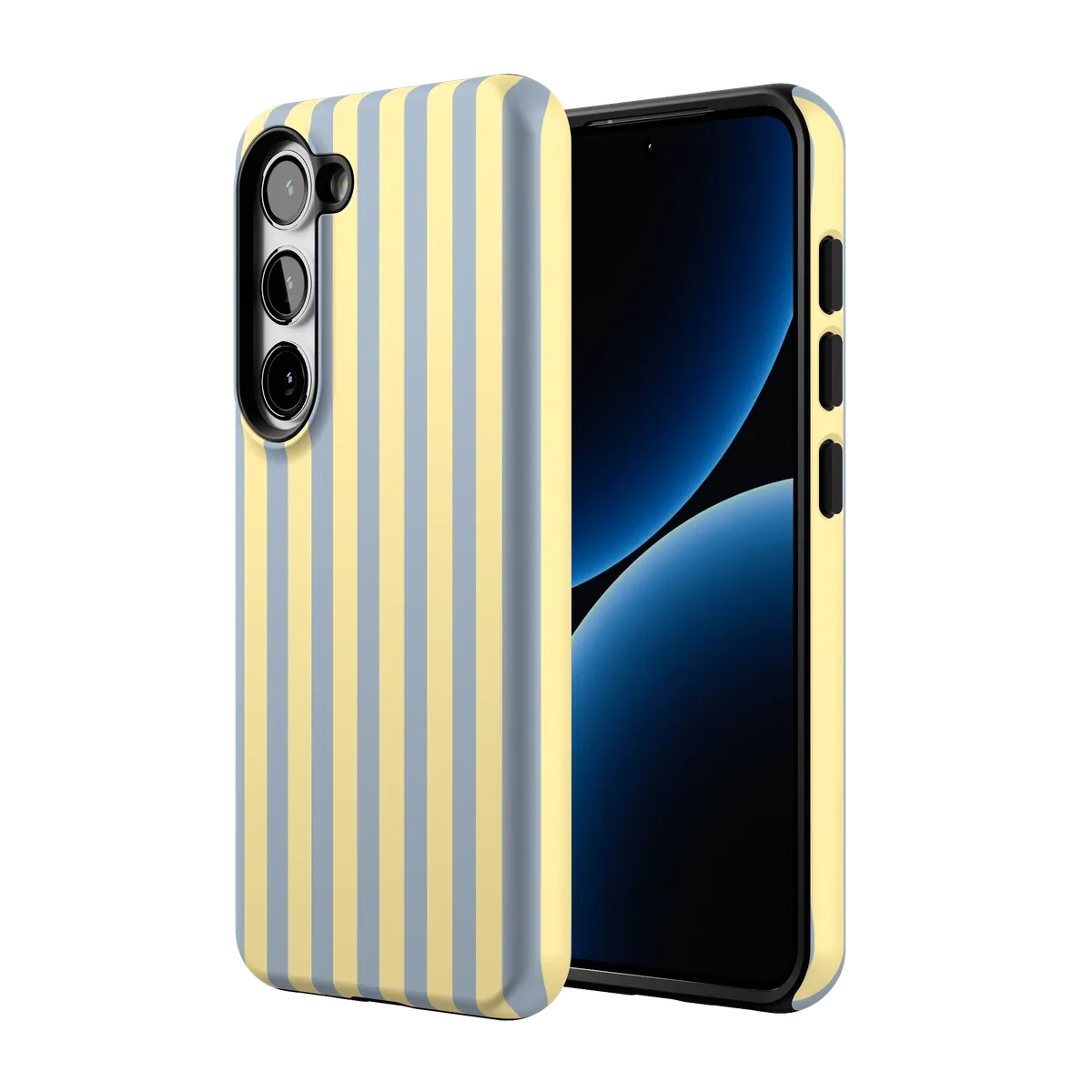 Coastline Stripes | Blue & Yellow Case