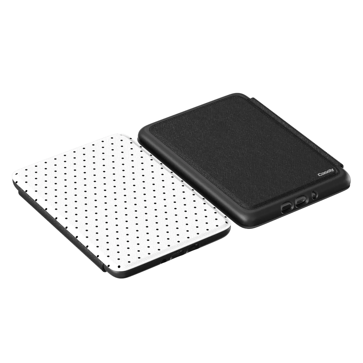 On the Dot | Black Polka Dot Kindle Case