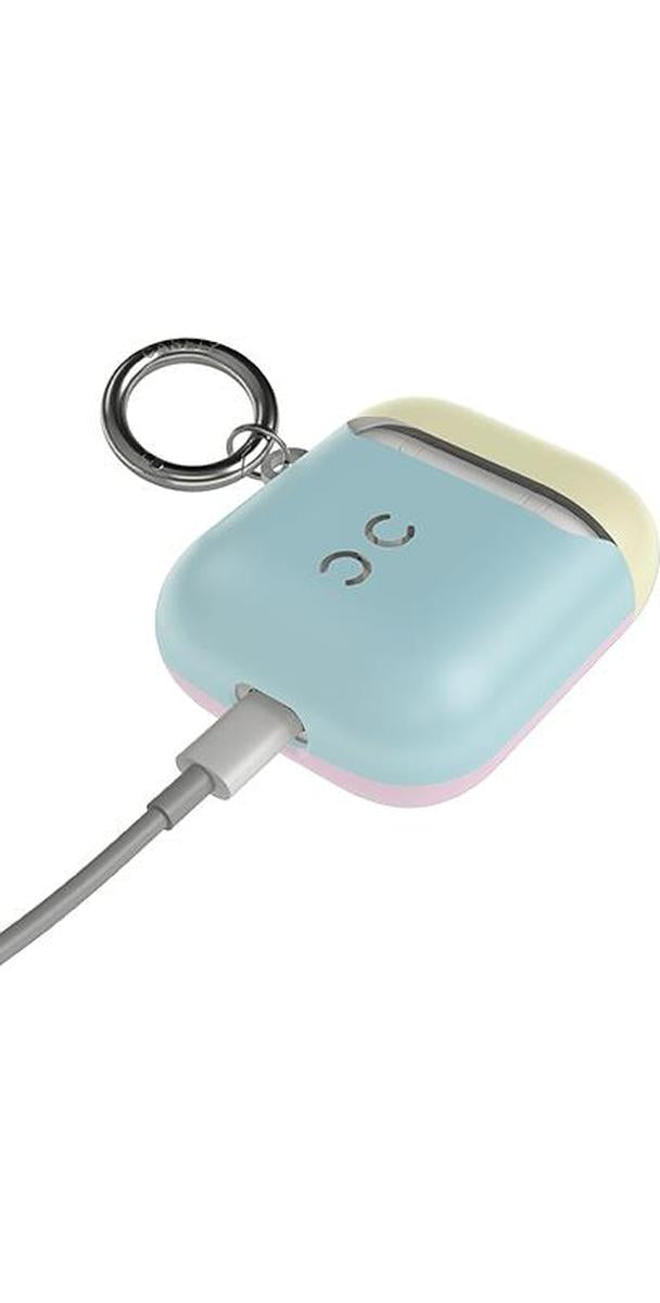 Neon Blue, Pink & Yellow | Colorblock AirPods Case AirPods Case get.casely