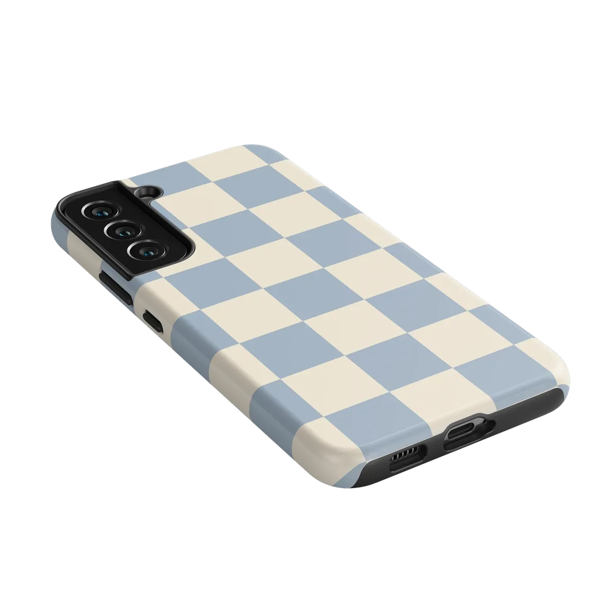 Fit Check | Light Blue Checkerboard Case