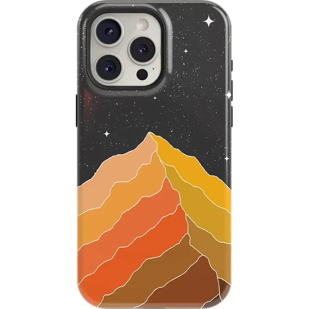 Night Skies | Mountain Starlight Case iPhone Case get.casely Essential + MagSafe® iPhone 15 Pro