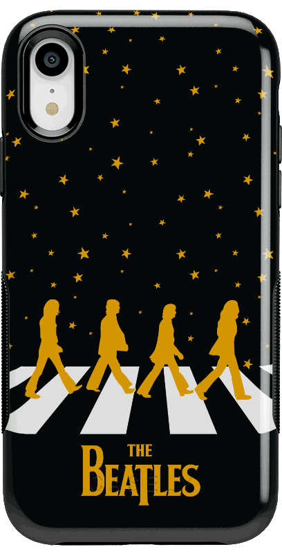 Night Walk | The Beatles Abbey Road Dual Image Case iPhone Case get.casely Bold iPhone XR