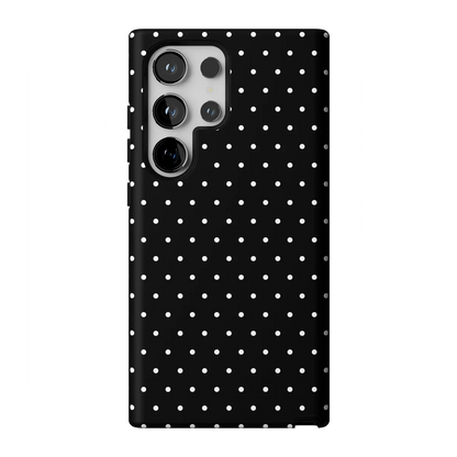 On the Dot | White Polka Dot Case
