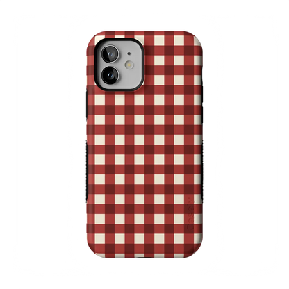 Checked Twice | Red Plaid Case