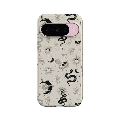 No Further Explanation | Snakes & Skulls Case Phone Case Casetry Essential + MagSafe® Google Pixel 10