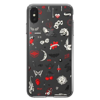 Not a Phase | Clear Flash Tattoo Case iPhone Case get.casely Classic iPhone XS Max