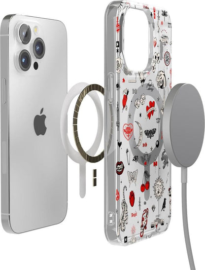Not a Phase | Clear Flash Tattoo Case iPhone Case get.casely