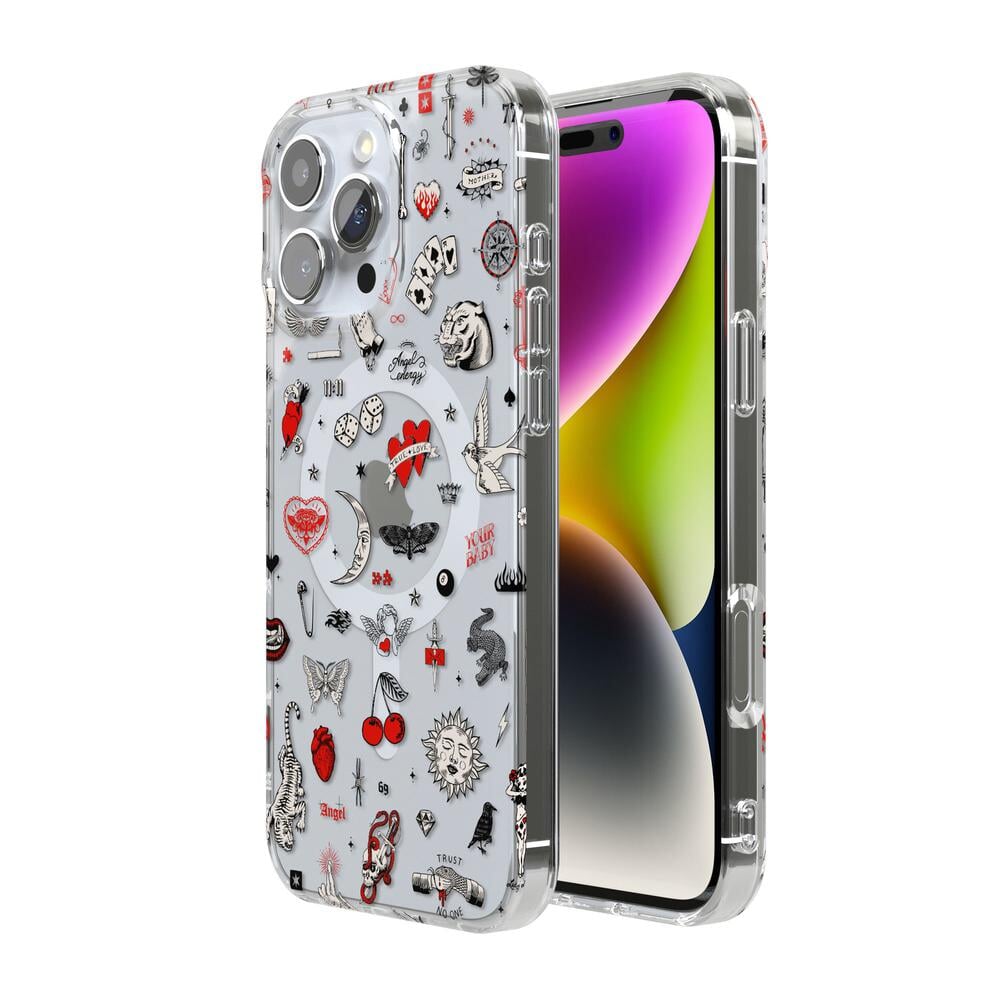 Not a Phase | Clear Flash Tattoo Case iPhone Case get.casely