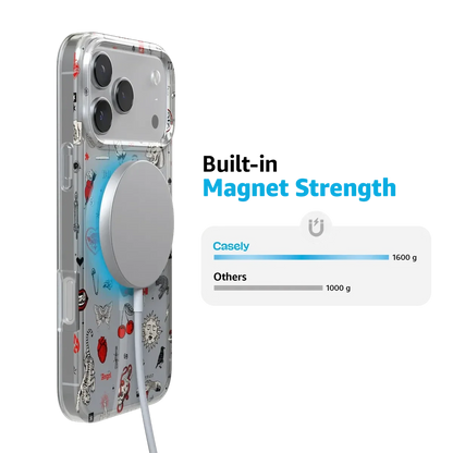 Not a Phase | Clear Flash Tattoo Case iPhone Case get.casely