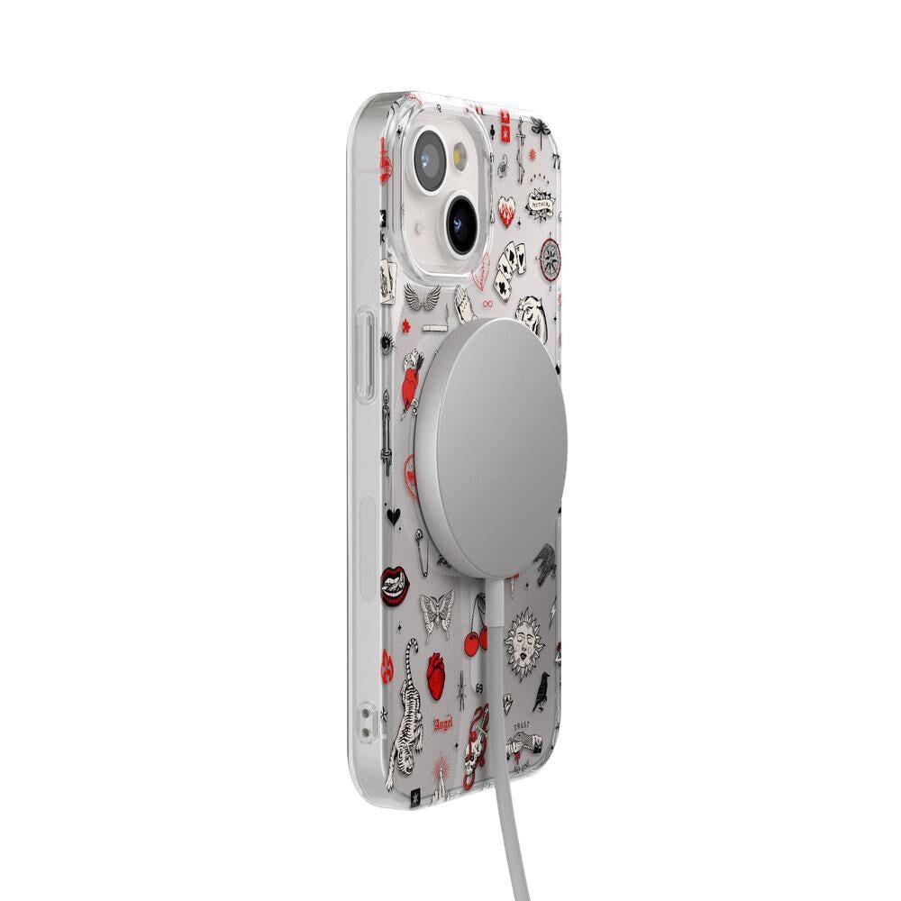 Not a Phase | Clear Flash Tattoo Case iPhone Case get.casely