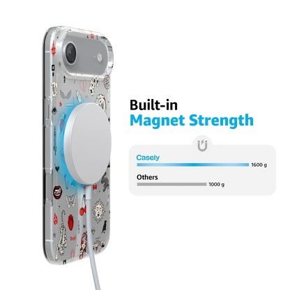 Not a Phase | Clear Flash Tattoo Case iPhone Case get.casely