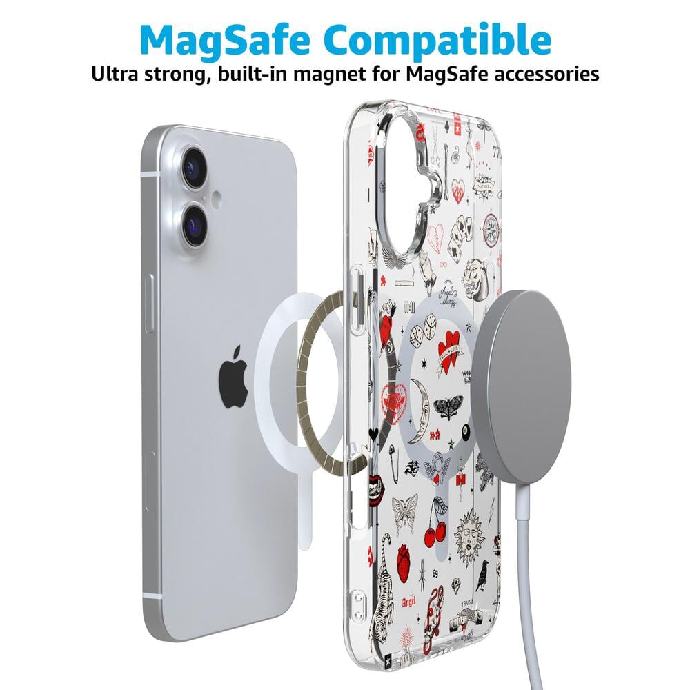 Not a Phase | Clear Flash Tattoo Case iPhone Case get.casely