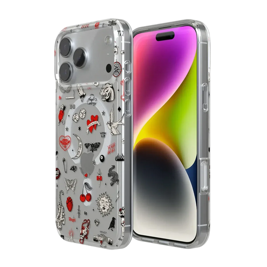Not a Phase | Clear Flash Tattoo Case iPhone Case get.casely