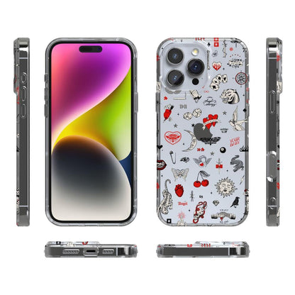 Not a Phase | Clear Flash Tattoo Case iPhone Case get.casely