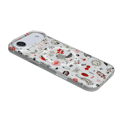 Not a Phase | Clear Flash Tattoo Case iPhone Case get.casely