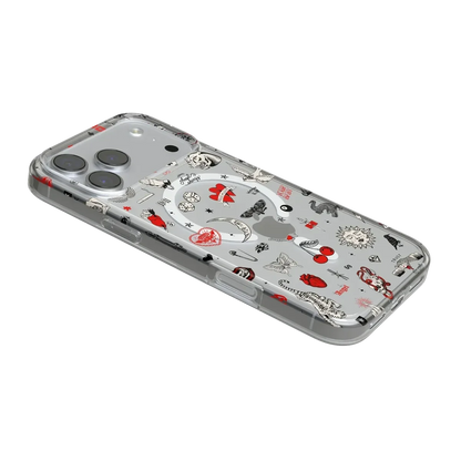 Not a Phase | Clear Flash Tattoo Case iPhone Case get.casely
