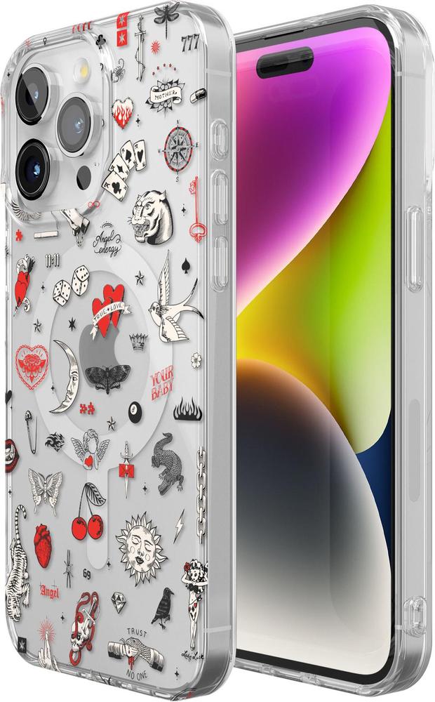 Not a Phase | Clear Flash Tattoo Case iPhone Case get.casely