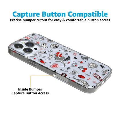 Not a Phase | Clear Flash Tattoo Case iPhone Case get.casely