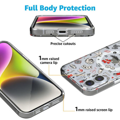Not a Phase | Clear Flash Tattoo Case iPhone Case get.casely