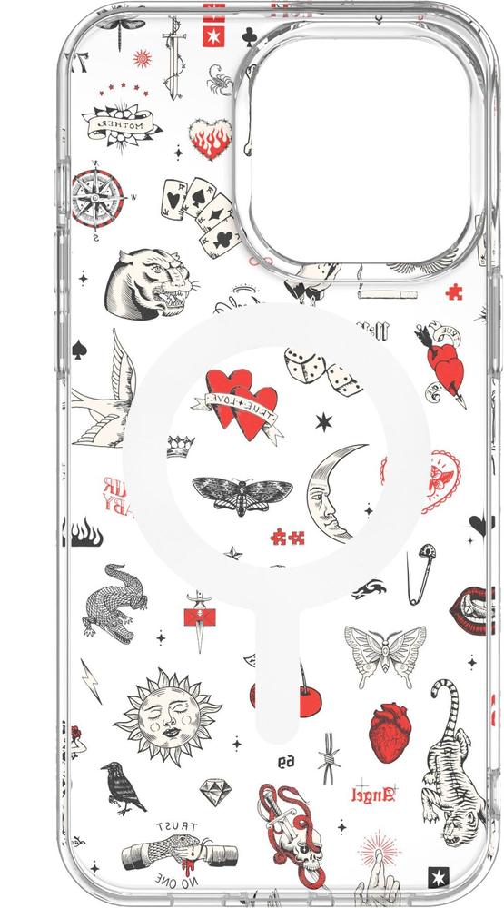 Not a Phase | Clear Flash Tattoo Case iPhone Case get.casely