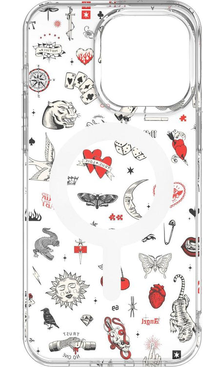 Not a Phase | Clear Flash Tattoo Case iPhone Case get.casely