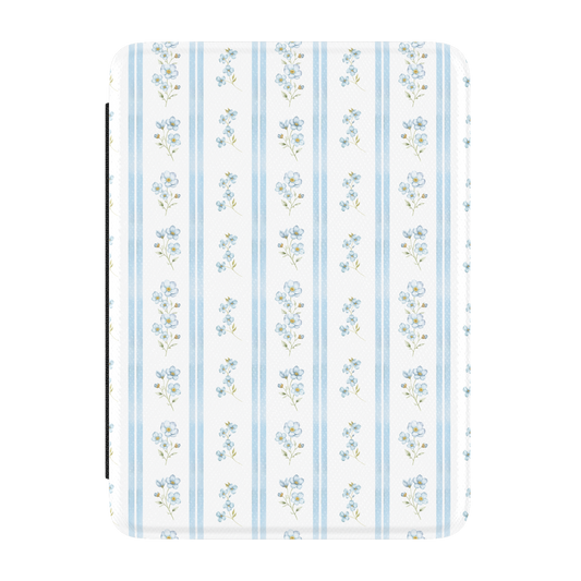 Cottage Stripe | Blue Floral Kindle Case
