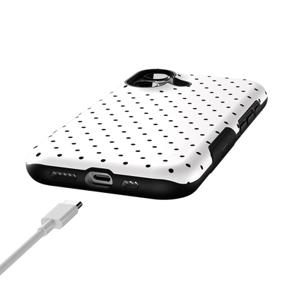 On the Dot | Black Polka Dot Case
