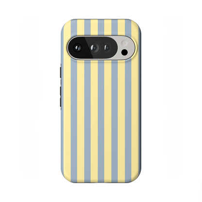 Coastline Stripes | Blue & Yellow Case - Google Pixel 10 Pro