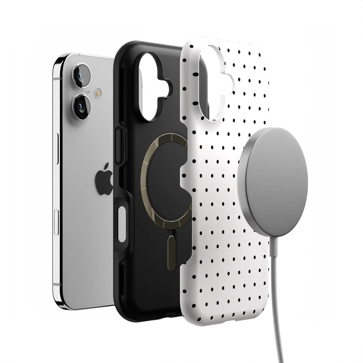 On the Dot | Black Polka Dot Case