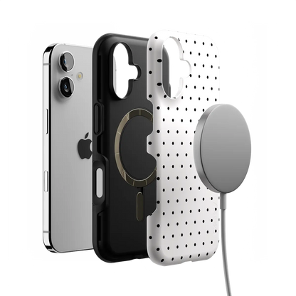 On the Dot | Black Polka Dot Case