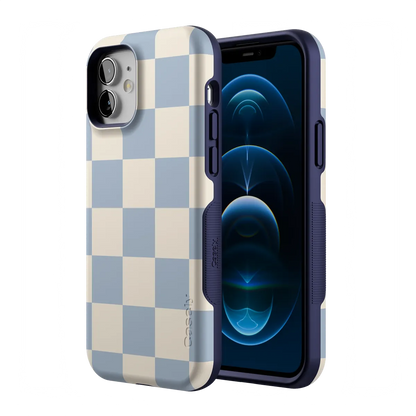 Fit Check | Light Blue Checkerboard Case