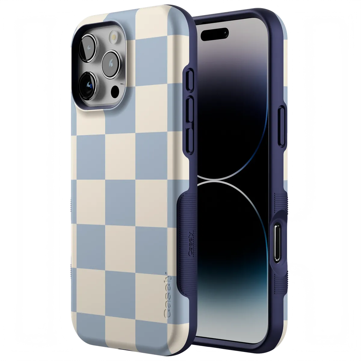 Fit Check | Light Blue Checkerboard Case
