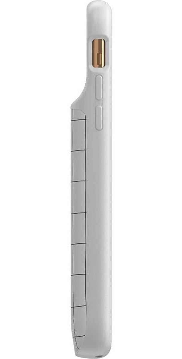 Off the Grid | White & Black Lined Case iPhone Case get.casely
