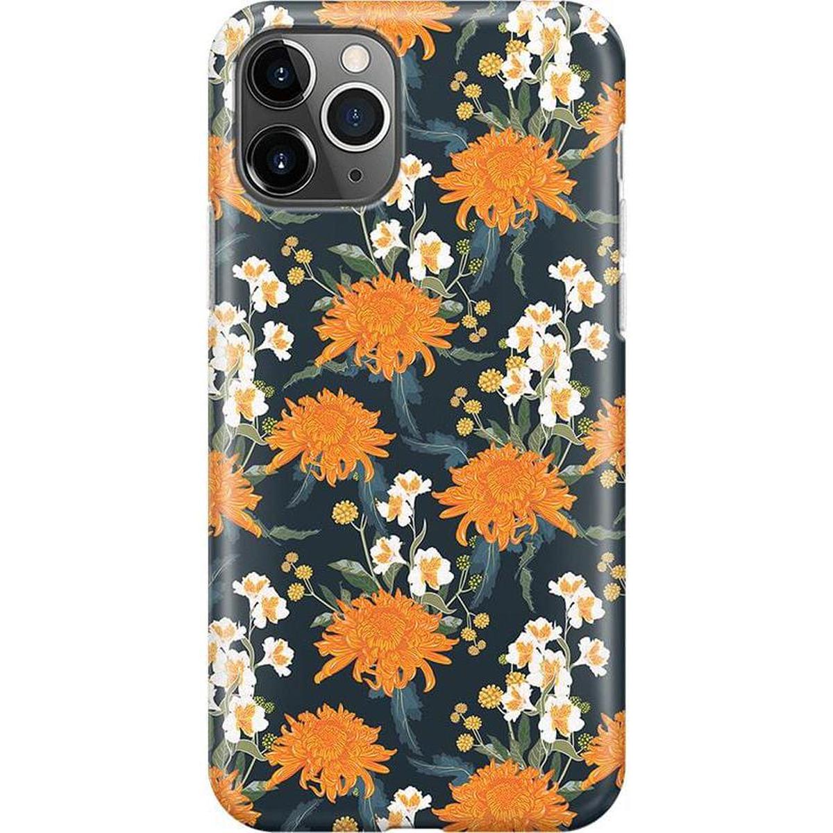 Off Tropic Floral | Exotic Orange Flower Case iPhone Case get.casely Classic iPhone 11 Pro Max