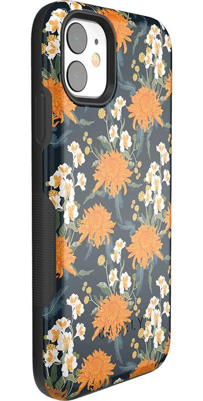 Off Tropic Floral | Exotic Orange Flower Case iPhone Case get.casely