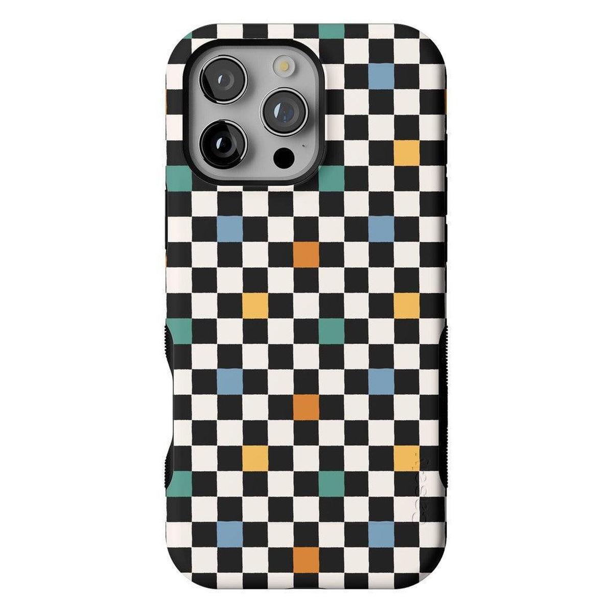 Old Skool | Retro Checkerboard Case iPhone Case get.casely Bold + MagSafe® iPhone 16 Pro