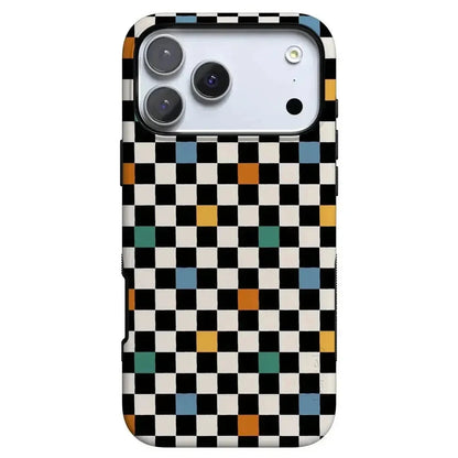 Old Skool | Retro Checkerboard Case iPhone Case get.casely Bold Flex + MagSafe® iPhone 17 Pro Max