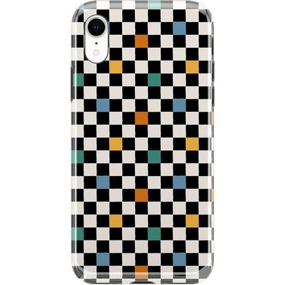 Old Skool | Retro Checkerboard Case iPhone Case get.casely Classic iPhone XR