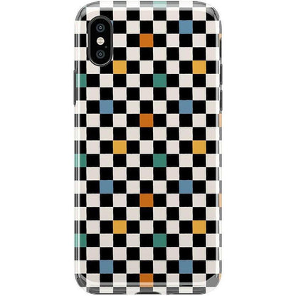 Old Skool | Retro Checkerboard Case iPhone Case get.casely Classic iPhone XS Max