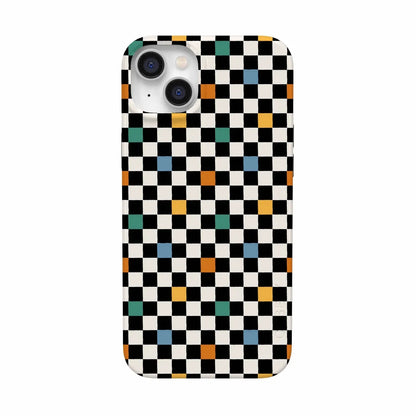 Old Skool | Retro Checkerboard Case iPhone Case get.casely Classic + MagSafe® iPhone 14 Plus