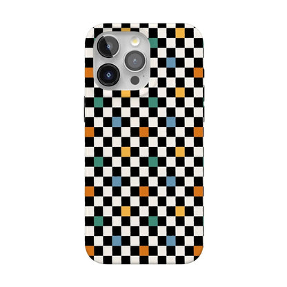 Old Skool | Retro Checkerboard Case iPhone Case get.casely Classic + MagSafe® iPhone 15 Pro Max
